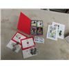 Image 1 : Spirit Olympic Coke Pin, Stamps, Hooks, Hockey + Sports Cards