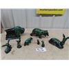 Image 1 : 8 Blue Mountain Ornaments; Buffalo, 2 Bear, 3 Deer, 2 Dogs