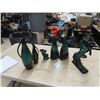 Image 1 : 6 Blue Mountain Ornaments; Horse, 2 Dogs, 3 Vases