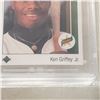 Image 3 : Ken Griffey Jr Graded Rookie Card HGA 9 Mint, 1989 Upper Deck #1 HOF Baseball Cards