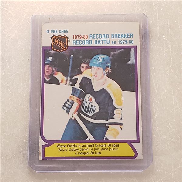 Wayne Gretzky 1980-81 O-Pee-Chee #3 HOF Hockey Card