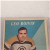 Image 2 : 1958-59 Topps Leo Boivin Hall of Fame Boston Bruins hockey cards #20 Vintage