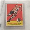 Image 2 : 1957-58 Topps #4 Fernie (Ferdinand) Flaman Hall of Fame (born Dysart Sask) Boston Bruins hockey card