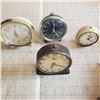 Image 1 : (4) Big Ben Baby Ben Alarm clocks vintage