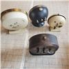 Image 6 : (4) Big Ben Baby Ben Alarm clocks vintage