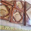 Image 1 : Vintage Prairie coaster set with rack (resin)