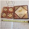 Image 2 : Vintage Prairie coaster set with rack (resin)