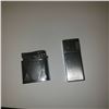 Image 1 : 2 vtg original Japanese Pocket Lighters Silvertone Textured King Brotherlite gas