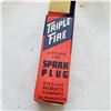 Image 2 : vtg Triple Fire 10 Airplane Spark Plugs 200 GAP .025, 6x 202 .032, 3x 203 .035