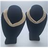 Image 1 : 2 Creamy Faux Pearl Collar Necklace Truly Regal Art Craft Japan Pearls Vintage