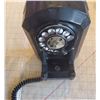 Image 5 : vintage phone.Original Bakelite wall mount Rotary landline telephone Black (not working)