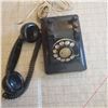 Image 3 : vintage phone. Original Bakelite countertop Rotary landline telephone vintage phone. Black