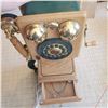 Image 2 : vintage phone. Hand crank wall mount replica Limited Edition push button landline telephone
