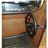 Image 5 : rare early 1900s Charles Raymond sewing machine. Original hardwood cabinet. Works perfectly, unresto