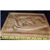 Image 2 : David Bernett Marble Rose Aurora Relief Sculpture Carving Parent and Child Inuit Eskimo Kayak tradit