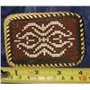 Image 2 : Leather Beaded belt buckle like new hand made