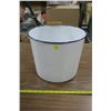 Image 1 : White Enamel Pail