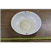 Image 5 : White/Black Enamel Bowl & Wash Basin