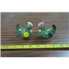 Image 1 : Rooster Salt & Pepper - Green