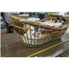 Image 3 : 4 Vintage Dolls in Vintage Wicker Basket