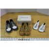 Image 1 : 3 Pair Baby Shoes - 1920's