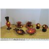 Image 2 : 7pc. Orange Pottery Ware