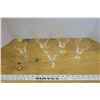 Image 2 : 5 Small Etched Liquor Glasses