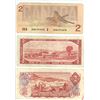 Image 2 : 3 Two Dollar Bank Notes Canada - 1976, 1986, 1954