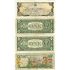 Image 2 : 4 Foreign Bank Notes, 1 Rural Lottery Note 1986 - Dominican Republic, Bahama's, USA