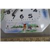 Image 2 : Vintage Forestville ceramic clock rare w/.key (8 day working)