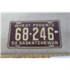 Image 1 : 1954 Saskatchewan License plate nice clean