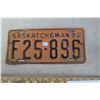 Image 1 : 1950 Saskatchewan license plate