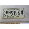 Image 1 : 1971 Manitoba License plate