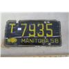 Image 1 : 1958 Manitoba License plate