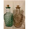 Image 1 : LOT OF 2 DECORATIVE VINTAGE BOTTLES 9 INCHES