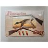 Image 1 : Approx 8inchx11 3/4 inch tin sign "Remmington"