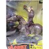 Image 4 : New old stock Planet of the Apes Thade figurine with battle steed in original packaging