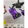 Image 3 : Lot of Villain-mobiles, Catwoman, Batman and twoface