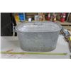 Image 1 : Large tin Tub & Lid