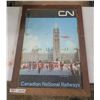 Image 1 : CN Poster Framed - 33x24"