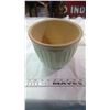 Image 1 : Lime Green Flowerpot - Alberta Potteries Redcliff