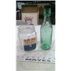 Image 1 : Co-Op Tobacco Jar and Green Kelso Bottle