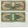 Image 1 : Lot of 2 Brazil notes. 1953-1959 5 Cruzeiros & 1953-1960 10 Cruzeiros. AU-Unc.