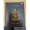 Image 1 : Empty Canada Coin Album for housing 156 coins. Used.