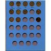 Image 4 : Lot of 71 U.S. Lincoln Head Cents 1941 to 1970S. Coins grade Good to BU Red. Housed in a blue Whitma