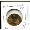 Image 1 : 2005 Terry Fox Loonie. BU. Nice.