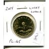 Image 1 : 2014 Lucky Loonie. Proof Like-65. Nice.