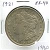 Image 1 : U.S. 1921 Morgan Silver Dollar. Philadelphia Mint. EF-40.