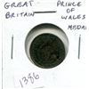 Image 1 : Great Britain. Queen Victoria and Prince of Wales medal. VG. Holed.