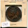 Image 1 : Great Britain. 1937 Sons of England Coronation medal. Co-joined busts of George VI & Elizabeth. Unc.